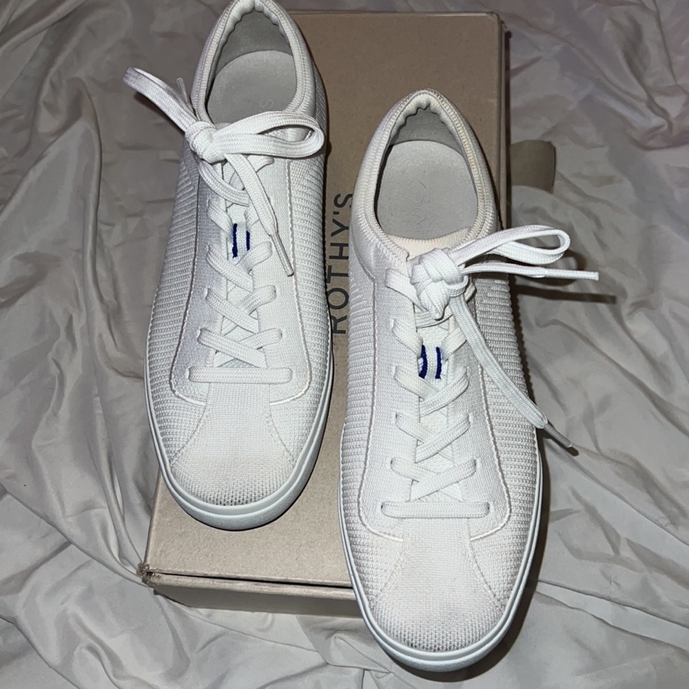Rothy’s Bright White Sneaker Size 9